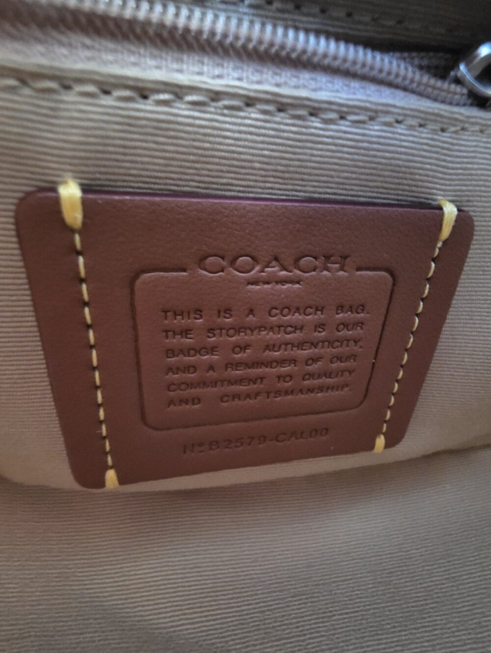 Coach Mini Carmen Lemon Print Coated Canvas Crossbody + Matching Trigger Charm - Picture 12 of 16